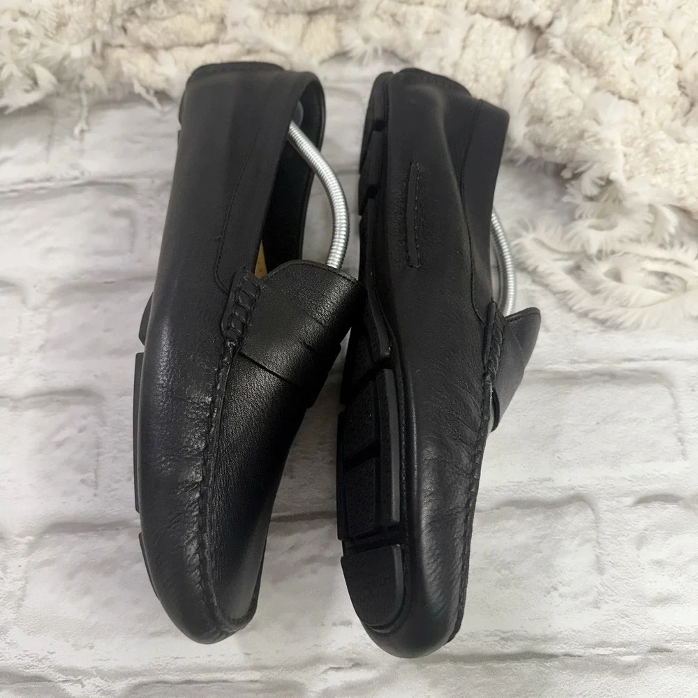 Cole Haan C04535 Black Howland Penny Loafers Driving Mocs Soft Comfort Mens 11 W